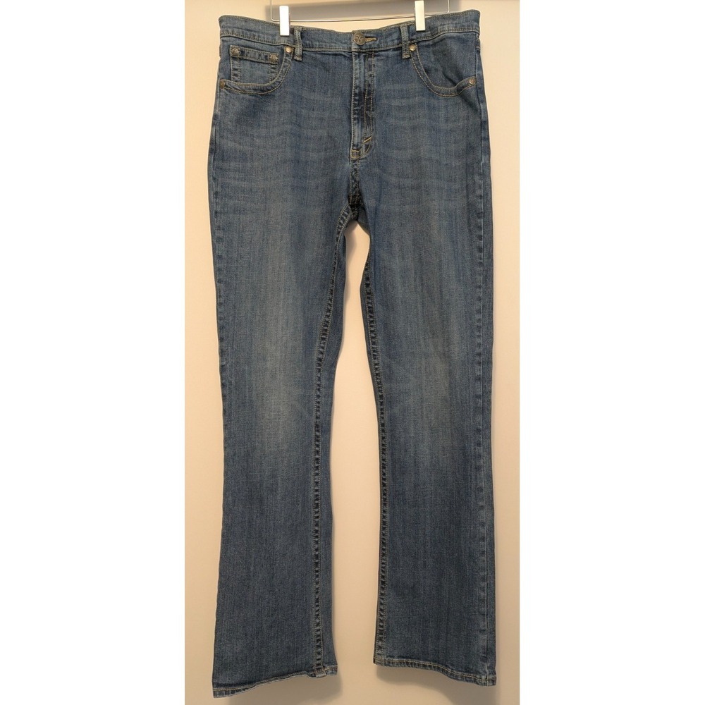 Wrangler 20X Vintage Bootcut Jeans Mens Dark Wash Western No.42 Denim - Picture 1 of 9